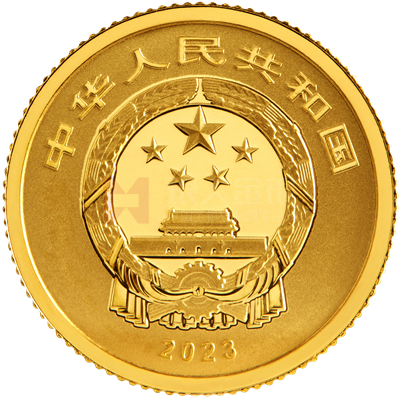 中華傳統(tǒng)瑞獸2克金質紀念幣（龜）